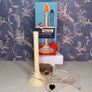 1950s Noma Lite Christmas Candle Vintage Midcentury Decor Original Box LotG READ